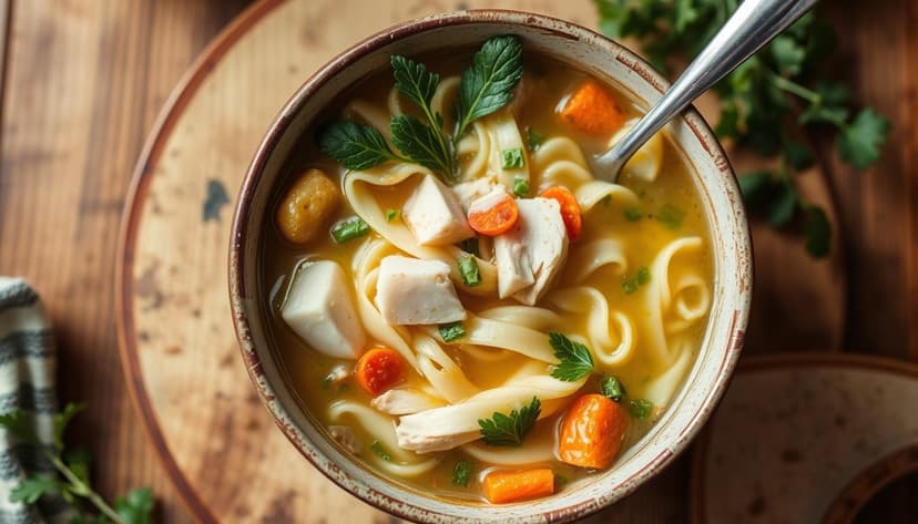 Easy Homemade Chicken Noodle Soup Recipe