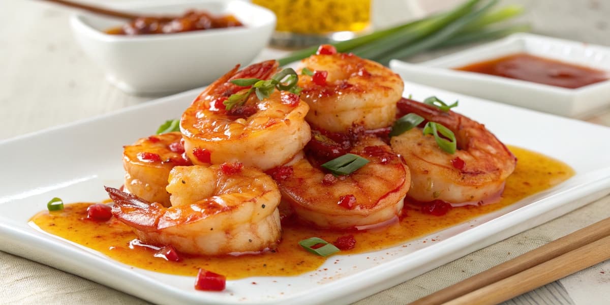 Glazed Honey Sriracha Shrimp: A Sticky, Sweet, and Spicy Treat